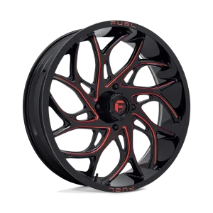 Fuel UTV – D779 RUNNER UTV – Black – 24″x7″ 13mm – Summer Wheels – D7792470A644